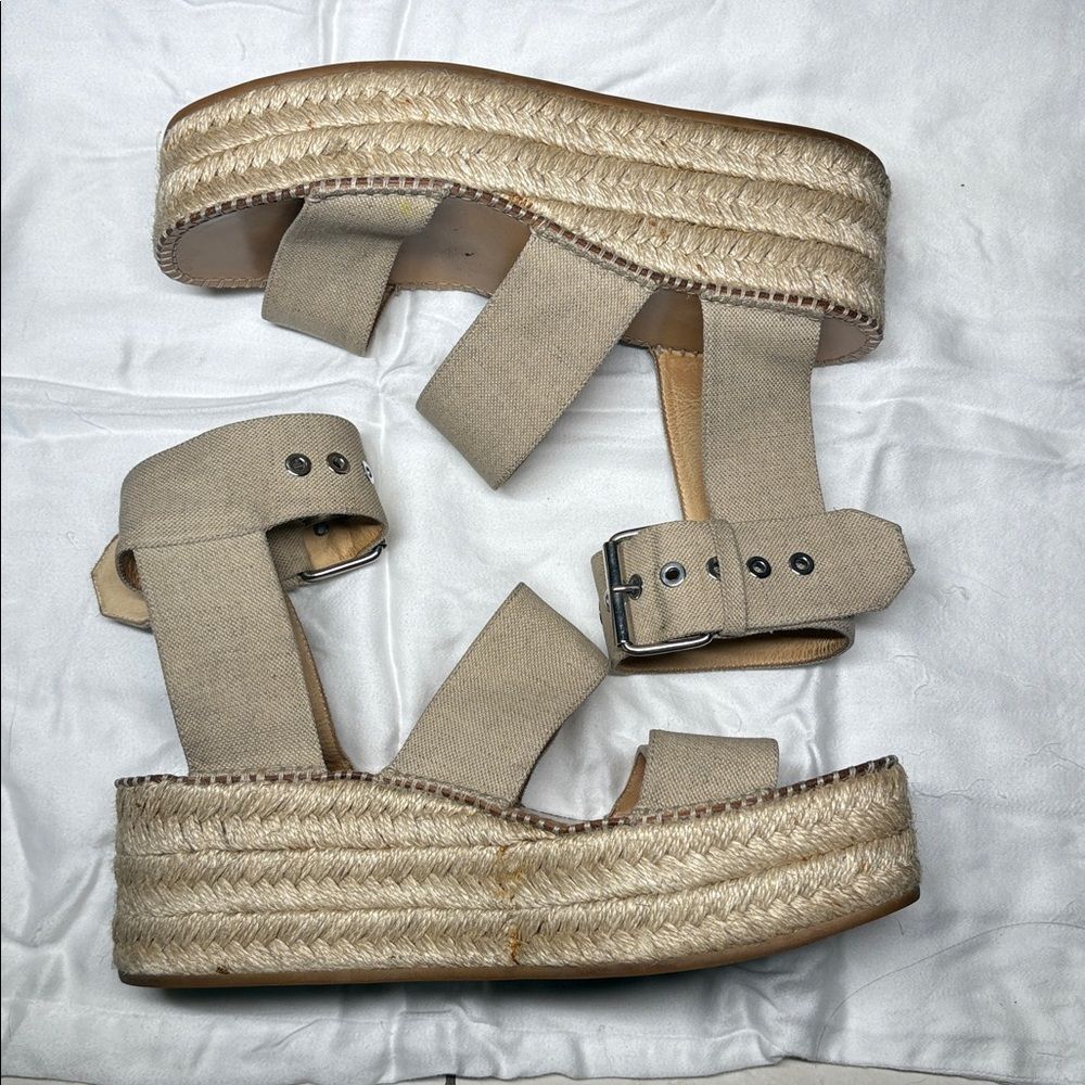 Rag & Bone Tara Canvas Platform Espadrilles - image 2